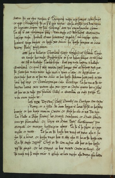 Copy of Íslendingabók by Jón Erlendsson, stored at Árni Magnússon Institute (page 10/25) by Jón Erlendsson